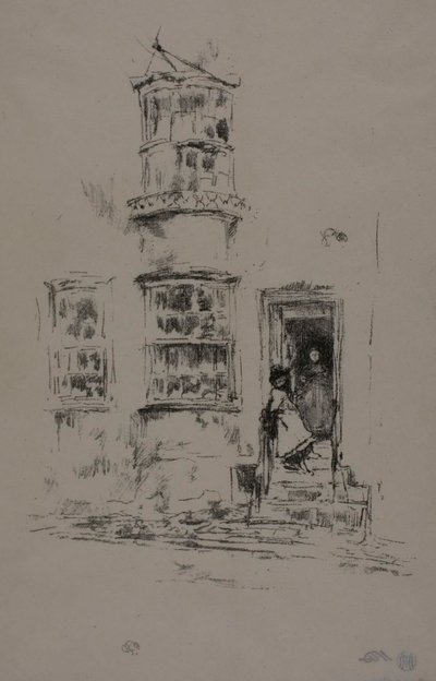 Los pequeños escalones, Lyme Regis de James Abbott McNeill Whistler