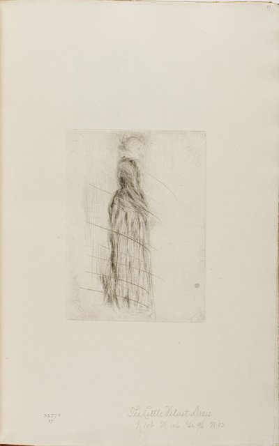 El pequeño vestido de terciopelo de James Abbott McNeill Whistler