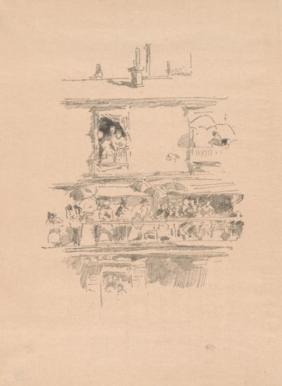 El balcón largo de James McNeill Whistler