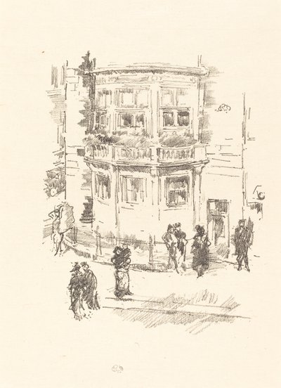 La ventana del gerente, Teatro Gaiety de James Abbott McNeill Whistler