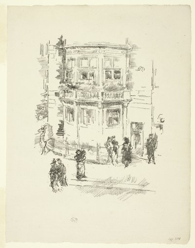 La ventana del director, Gaiety Theatre de James McNeill Whistler