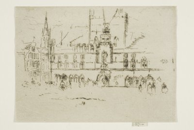 El mercado, Brujas de James Abbott McNeill Whistler