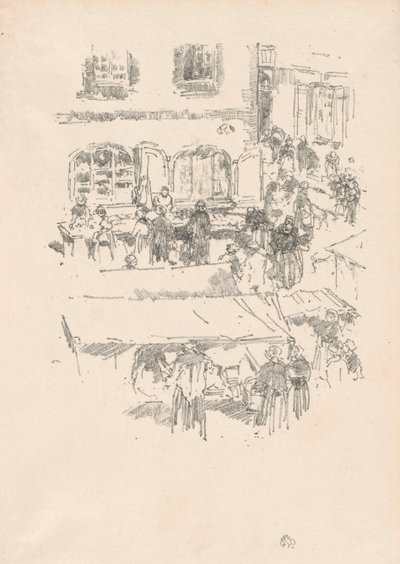 El mercado, Vitré de James McNeill Whistler