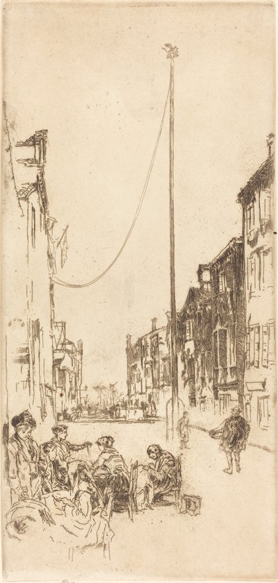 El Mástil de James Abbott McNeill Whistler