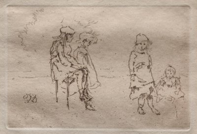 Los niños Menpes de James McNeill Whistler