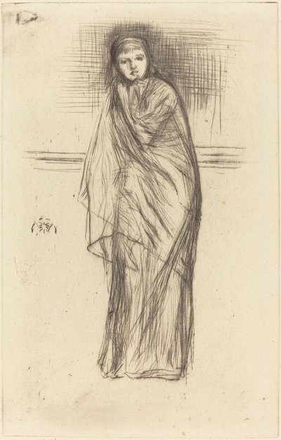 El modelo descansando de James Abbott McNeill Whistler