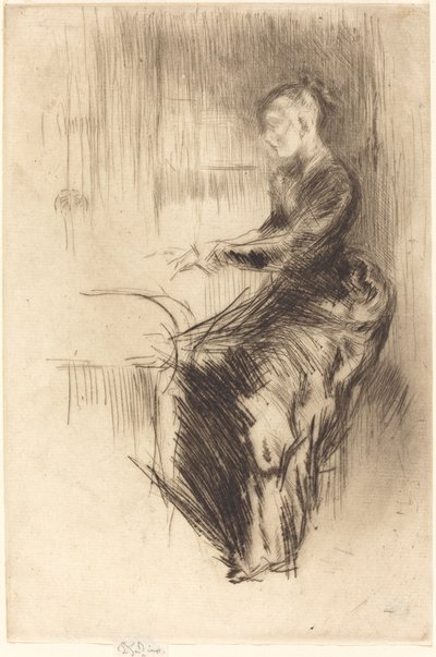 El Piano de James Abbott McNeill Whistler