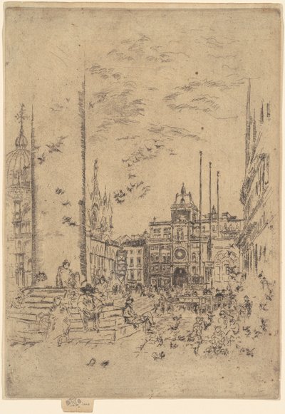 La Piazzetta de James Abbott McNeill Whistler