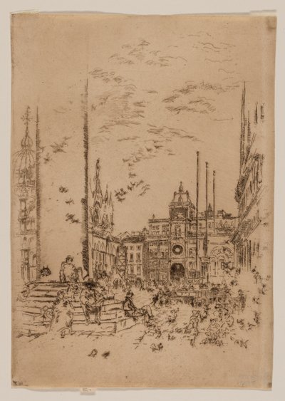 La Piazzetta de James McNeill Whistler