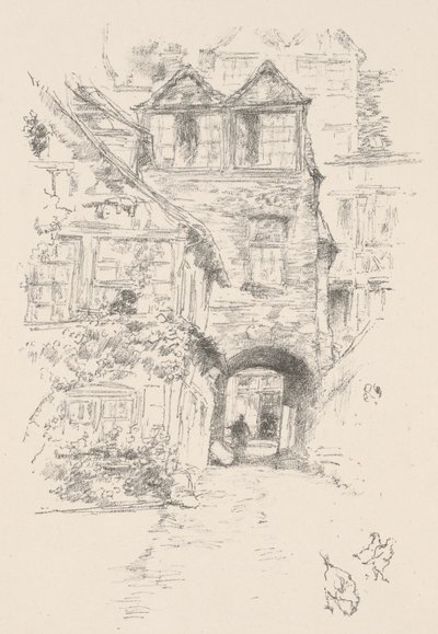 Casa del Cura, Ruán de James McNeill Whistler