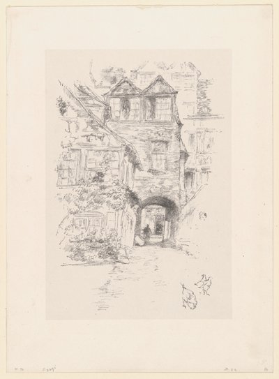 Casa del Cura, Ruán de James McNeill Whistler