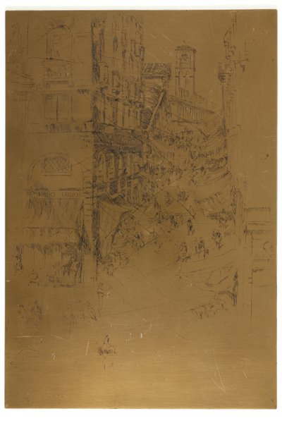El Rialto de James Abbott McNeill Whistler