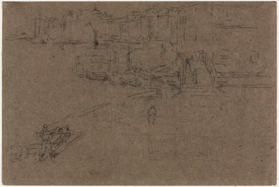 La Riva, Venecia de James McNeill Whistler