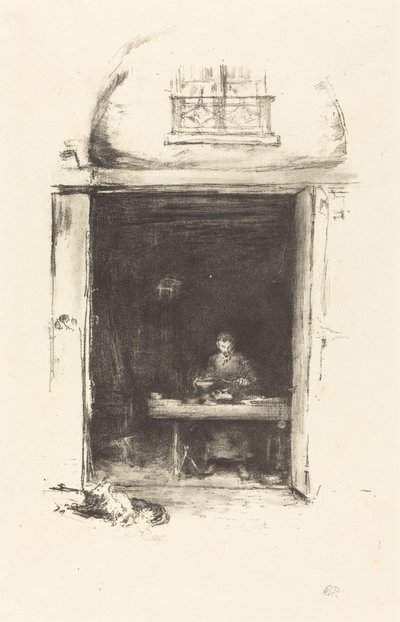 El herrero, Passage du Dragon de James Abbott McNeill Whistler