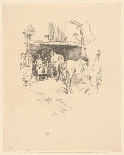 El patio de los Smith de James McNeill Whistler