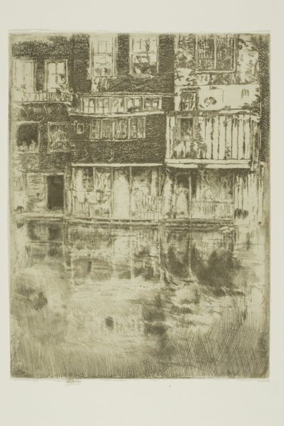 La Casa Cuadrada, Ámsterdam de James Abbott McNeill Whistler