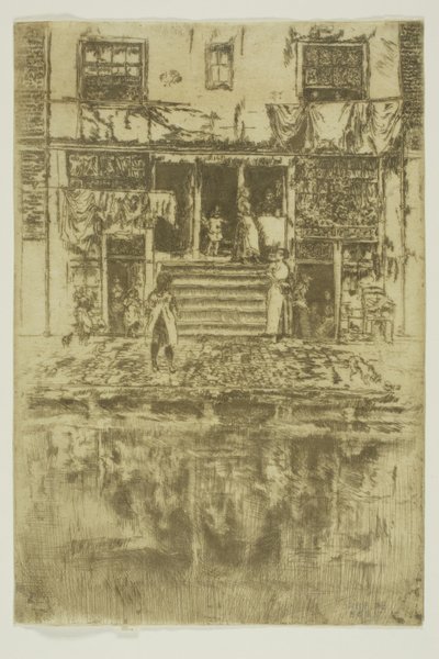 Los escalones, Ámsterdam de James Abbott McNeill Whistler