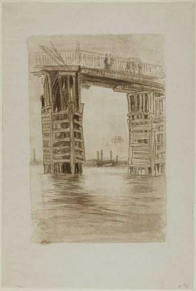 El puente alto de James Abbott McNeill Whistler