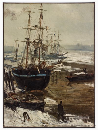 El Támesis en Hielo de James Abbott McNeill Whistler