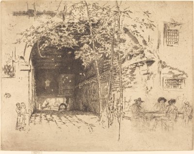 El Traghetto, No.II de James Abbott McNeill Whistler
