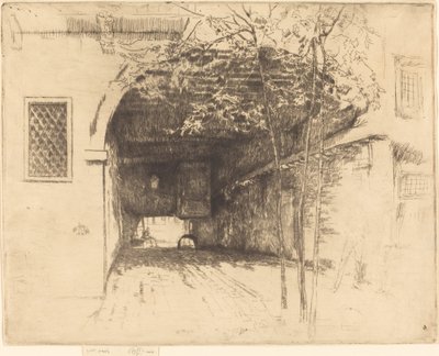 El Traghetto, No.I de James Abbott McNeill Whistler