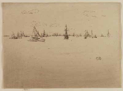 El barco torreta de James Abbott McNeill Whistler