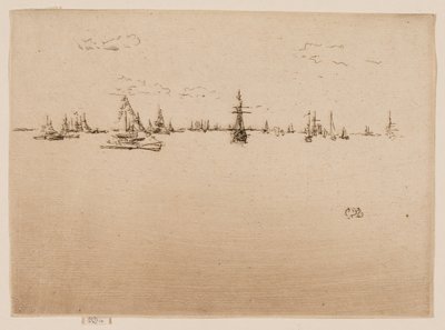 El barco torreta de James Abbott McNeill Whistler