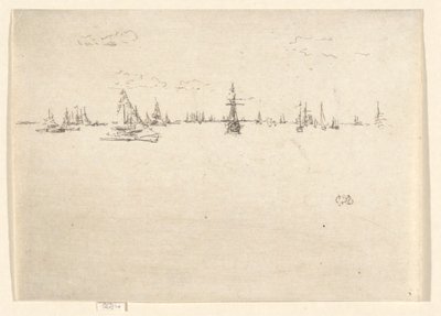 El barco de la torreta, del Jubilee Set de James Abbott McNeill Whistler