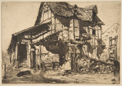 La vivienda de alquiler insegura (La vieja granja) de James McNeill Whistler