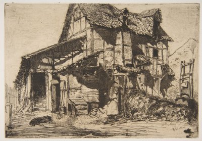 La vivienda de alquiler insegura (La vieja granja) de James McNeill Whistler