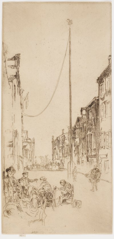 El mástil veneciano de James Abbott McNeill Whistler