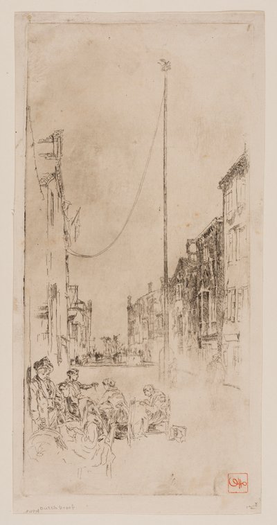 El Mástil Veneciano de James Abbott McNeill Whistler