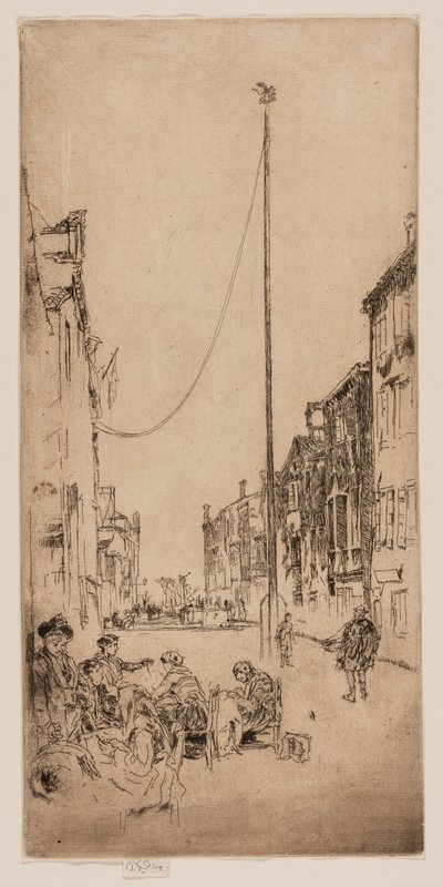 El mástil veneciano de James Abbott McNeill Whistler