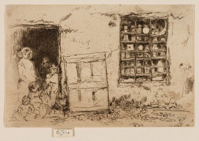La Tienda de Dulces del Pueblo de James Abbott McNeill Whistler