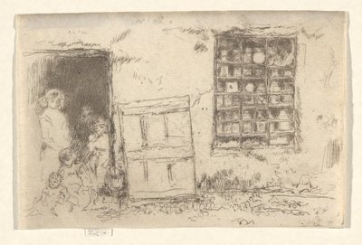 La tienda de dulces del pueblo de James Abbott McNeill Whistler