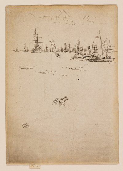 El barco de los visitantes de James McNeill Whistler