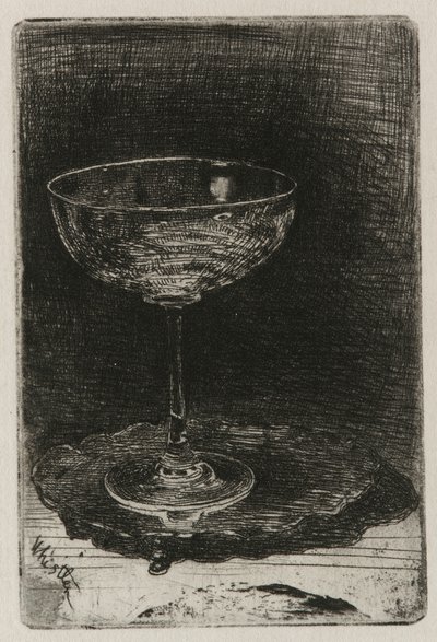 La copa de vino de James Abbott McNeill Whistler