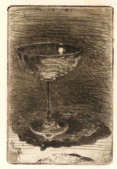 La copa de vino de James Abbott McNeill Whistler