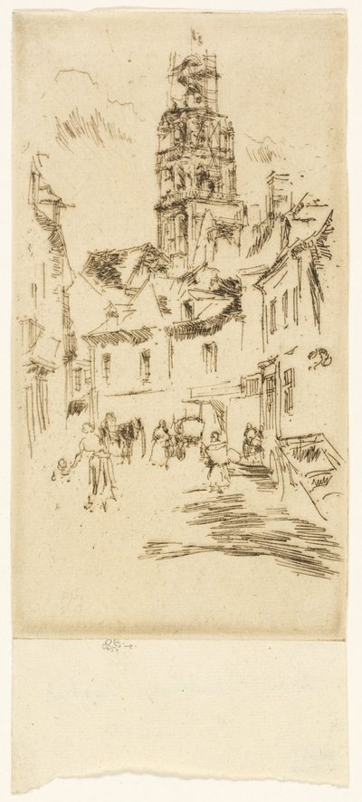 Torre Saint Antoine, Loches de James Abbott McNeill Whistler