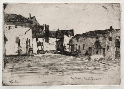 Doce grabados del natural:  Liverdun de James McNeill Whistler
