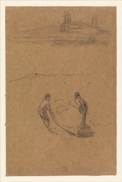 Dos hombres y una barca de James McNeill Whistler