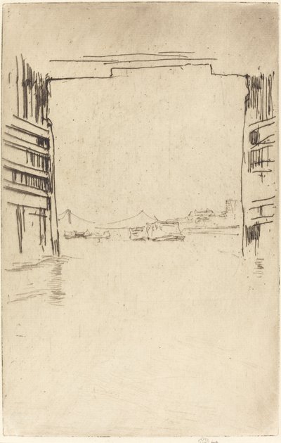 Bajo el viejo puente de Battersea de James Abbott McNeill Whistler