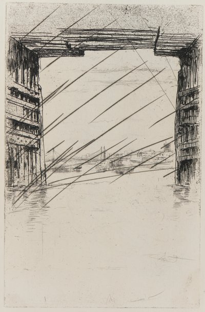 Bajo el viejo puente de Battersea de James Abbott McNeill Whistler