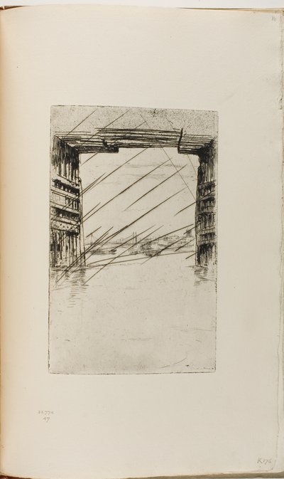 Bajo el viejo puente de Battersea de James Abbott McNeill Whistler