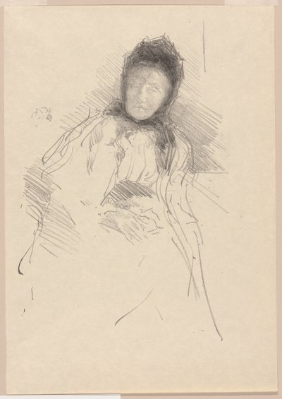 Boceto inacabado de Lady Haden de James Abbott McNeill Whistler