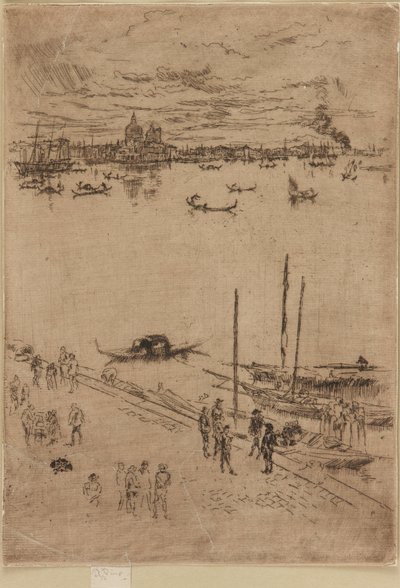 Venecia vertical de James Abbott McNeill Whistler