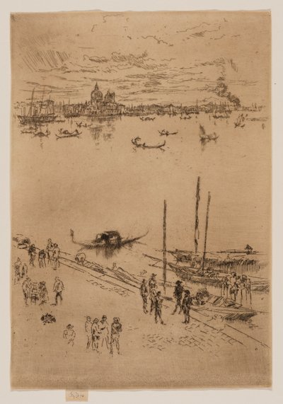 Venecia vertical de James Abbott McNeill Whistler