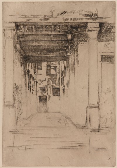 Corte veneciana de James Abbott McNeill Whistler