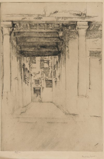 Corte Veneciana de James Abbott McNeill Whistler