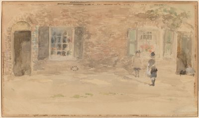 Tienda del pueblo, Chelsea de James Abbott McNeill Whistler